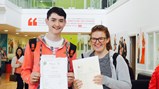 Shotton Hall GCSE results day