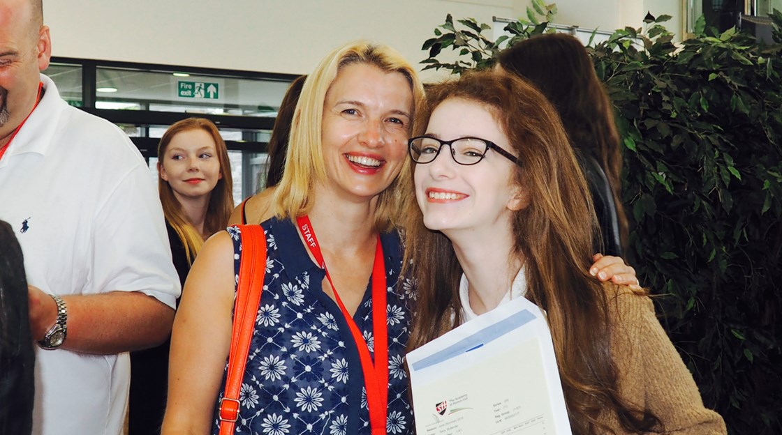 Shotton Hall GCSE results day