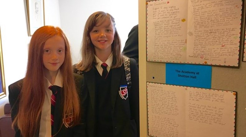 Thank You Letter Awards ceremony