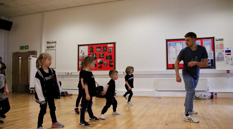 Street dancing session
