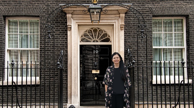 Miss Hook visits 10 Downing street