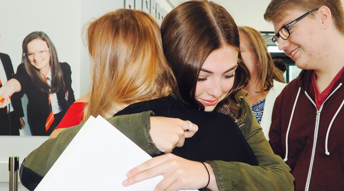 Shotton Hall GCSE results day
