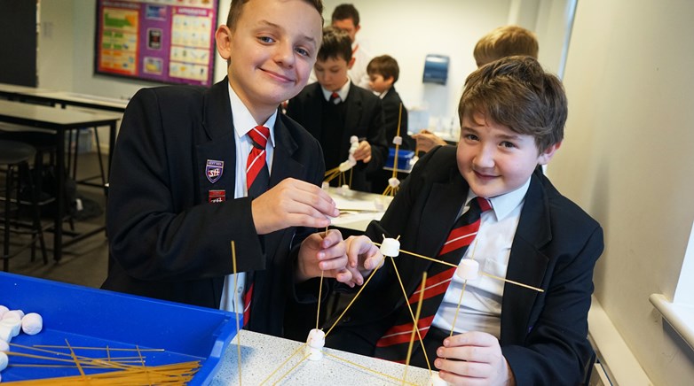 STEM club welcome special visitor
