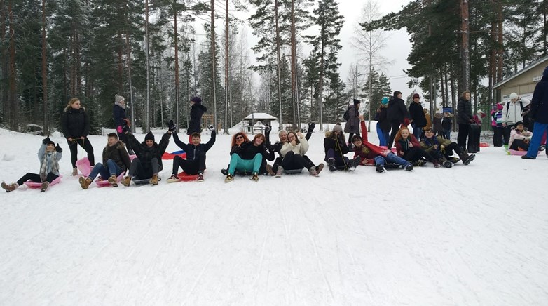 Students visit Helsinki! 