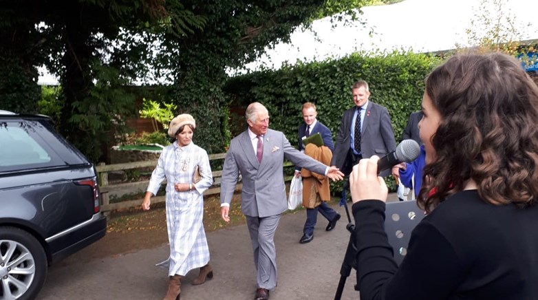 Lottie sings for Prince Charles! 