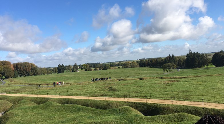 Two students visit WW1 battlefields in Belgium-21