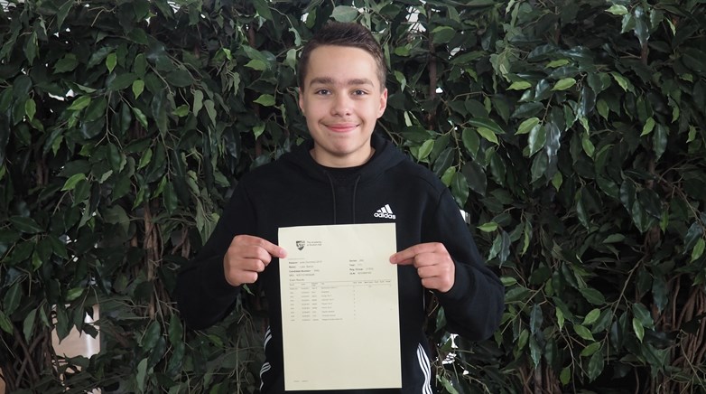 GCSE Results Day 2018 - Luke Barron