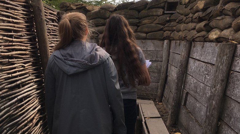 Two students visit WW1 battlefields in Belgium-7