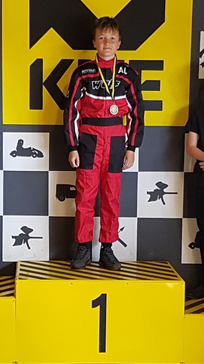 Karting champion in the making! 