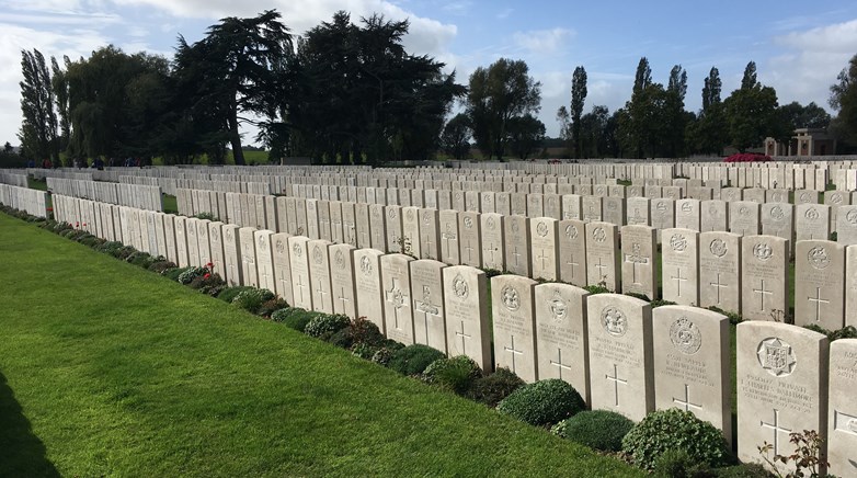 Two students visit WW1 battlefields in Belgium-1