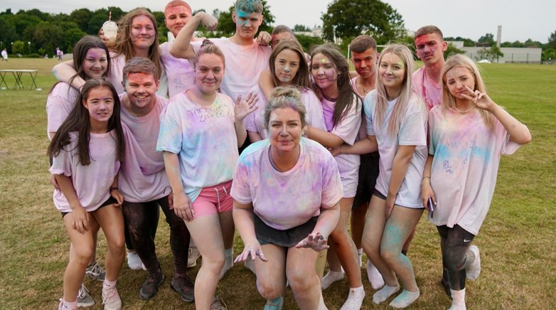 Sports day and colour run