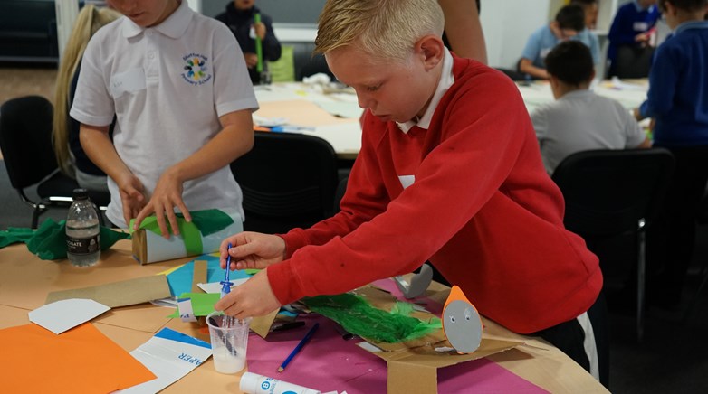 Year 5 visit the Academy