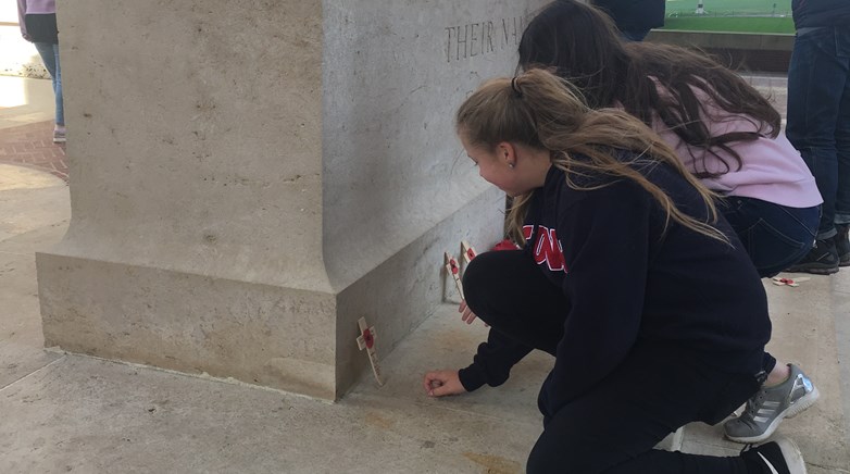 Two students visit WW1 battlefields in Belgium-29