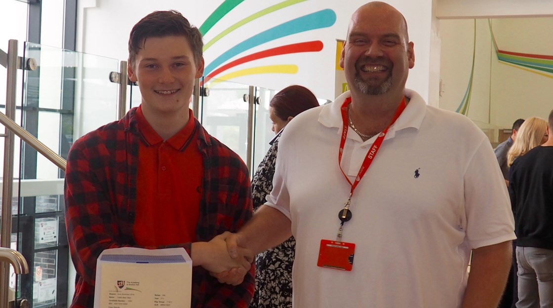 Shotton Hall GCSE results day