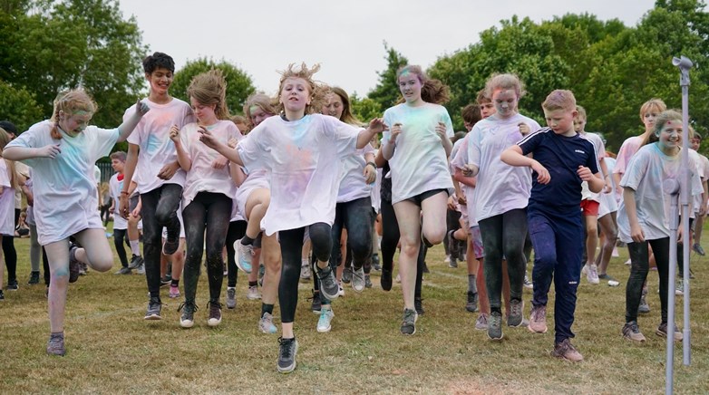 Sports day and colour run