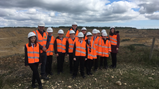 STEM club quarry visit