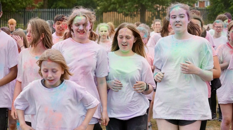 Sports day and colour run