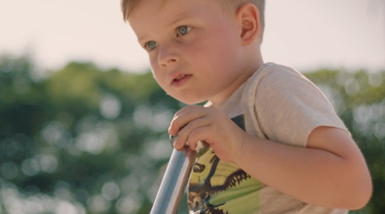 Charlie Hind in film, Falling. 