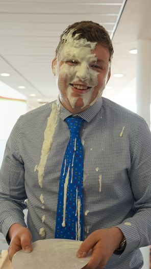 Teachers pied on Pi Day