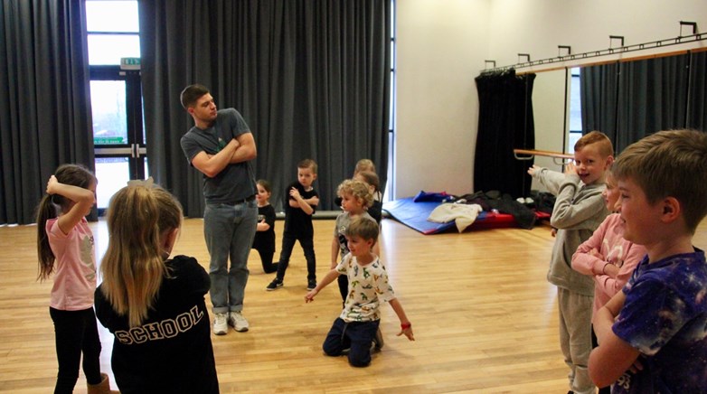Street dancing session