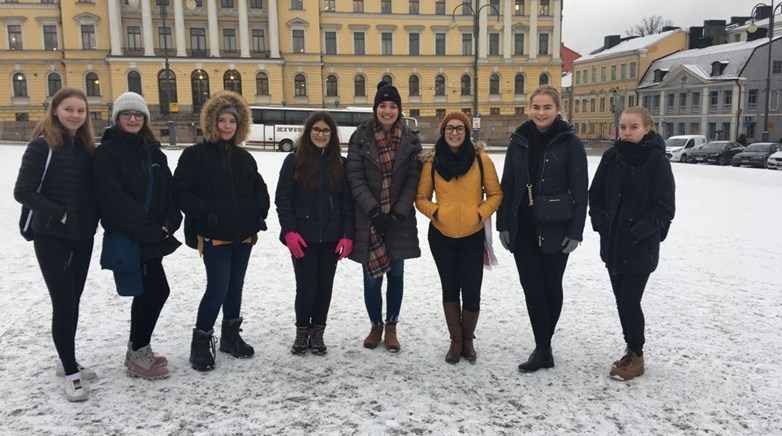 Students visit Helsinki! 