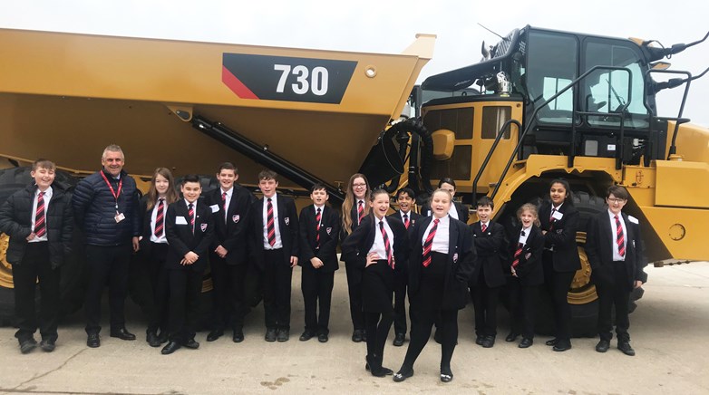 Year 7 visit Caterpillar 