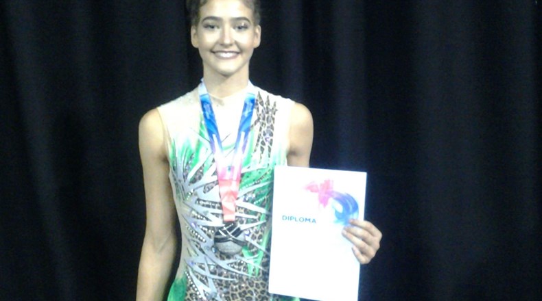 Cara somersaults into second place