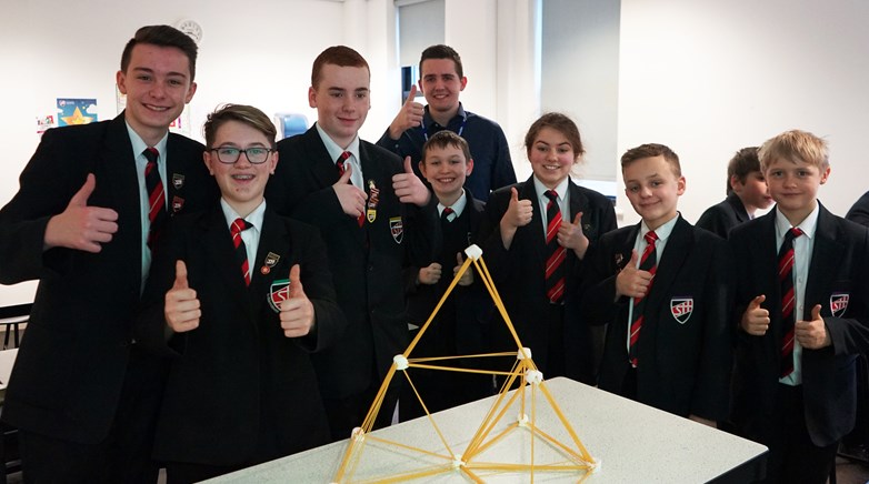 STEM club welcome special visitor