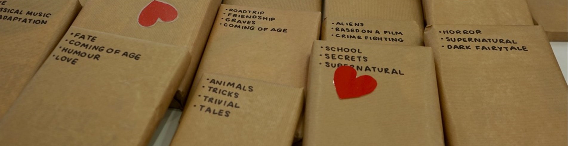 Blind date with a book...