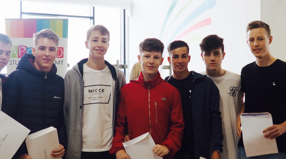 Shotton Hall GCSE results day