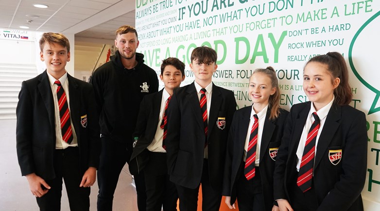 Visitors inspire students! 