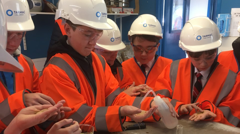 STEM club quarry visit
