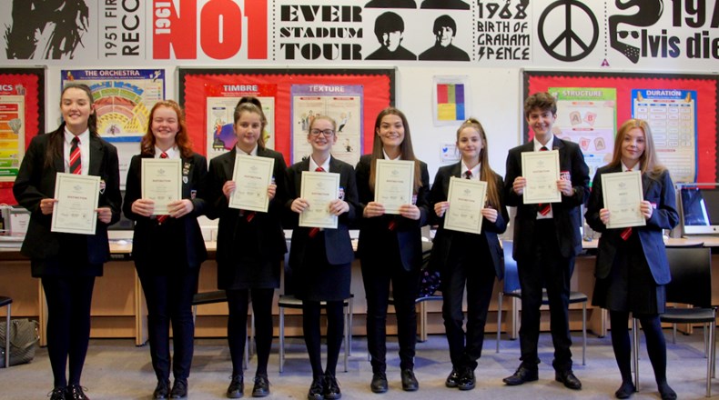 Singing exam success!