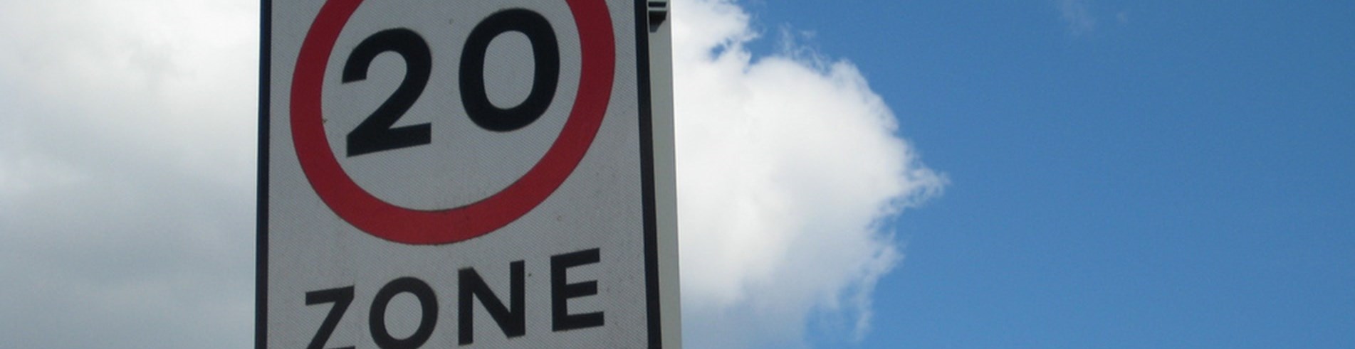 New 20mph speed limit 