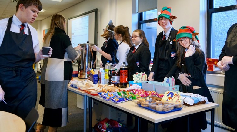 Christmas cafe