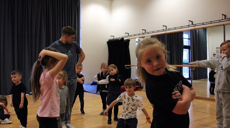 Street dancing session