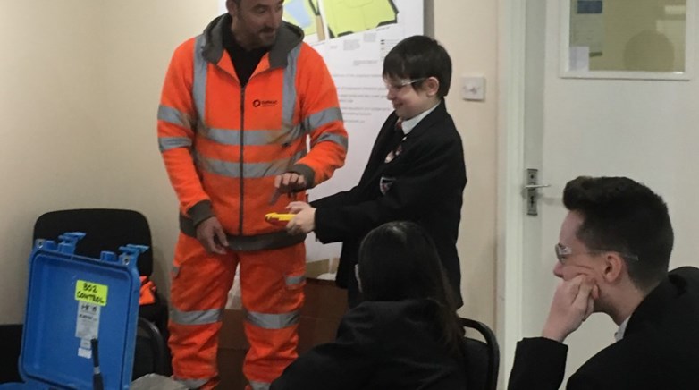 STEM club quarry visit