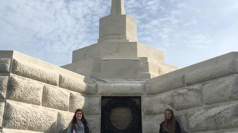 Two students visit WW1 battlefields in Belgium-35