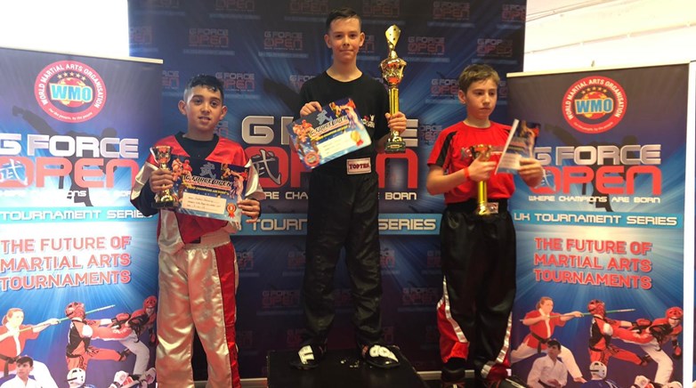 Ryan Stones undefeated kickboxing champion