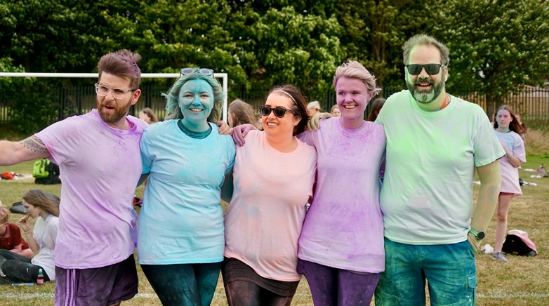 Sports day and colour run