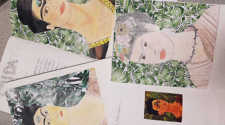 Year 8 artists get inspired! 