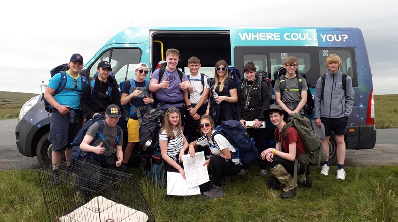 Students at DofE