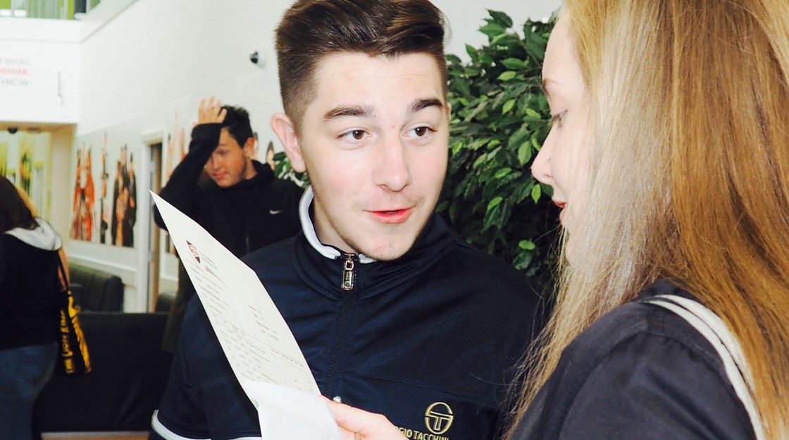 Shotton Hall GCSE results day