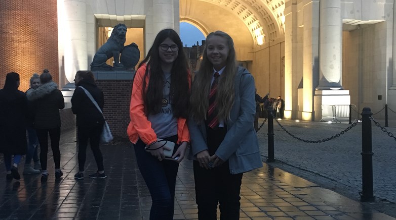 Two students visit WW1 battlefields in Belgium-13