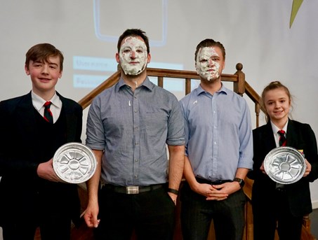 Teachers pied for Pi Day