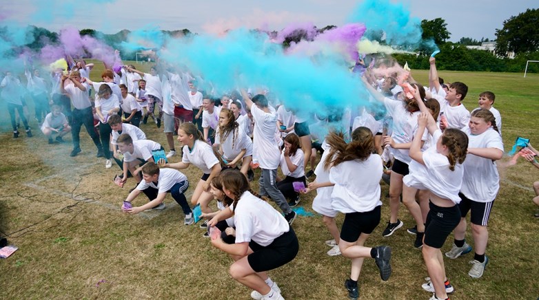 Sports day and colour run