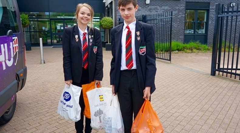 Local foodbank restocked